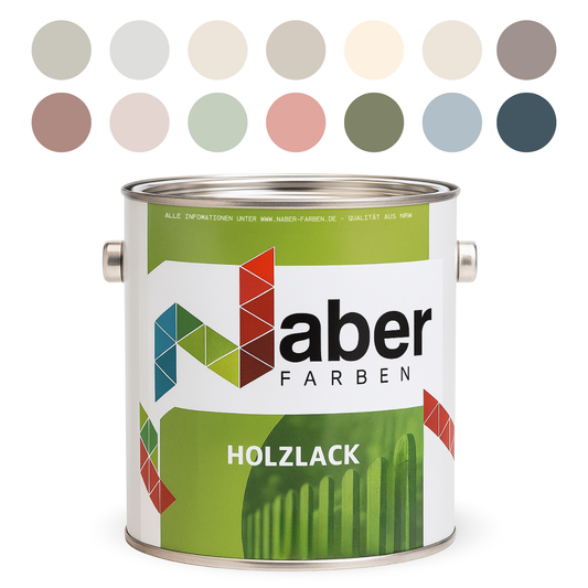 Holzlack, Holzfarbe, Kunstharzlack, für alle Holzbauteile, Farbwahl - Seidenmatt