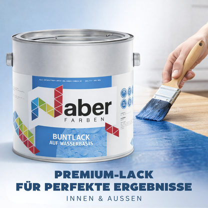 1 L Buntlack auf Wasserbasis, RAL Farbwahl, Profi-Qualität - Seidenmatt