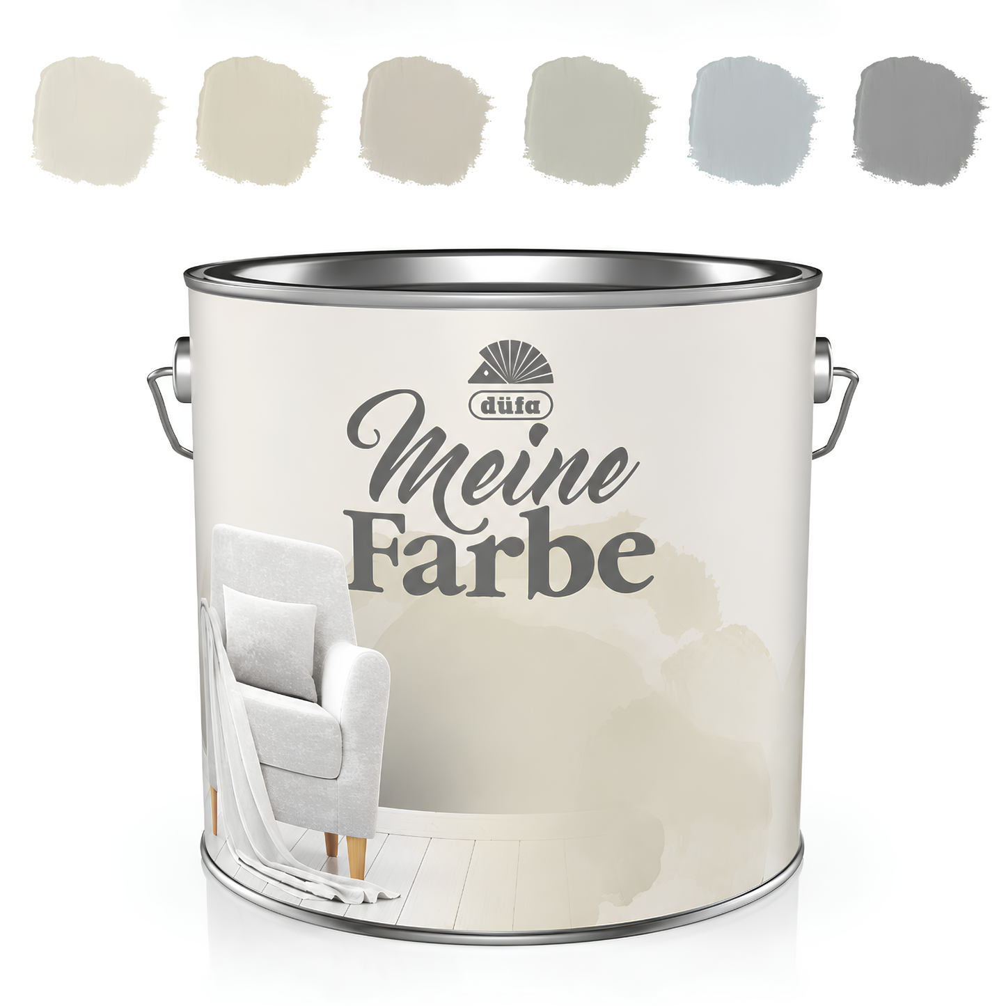düfa Meine Farbe – Hochdeckende Innenfarbe für Wände & Decken | Edelmatt, Konservierungsmittelfrei