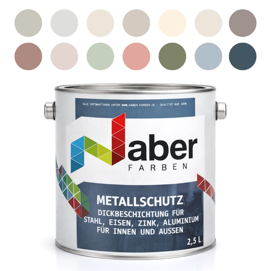Metallschutzlack 3 in 1, Rostschutz + Grundierung, Farbwahl - SEIDENMATT