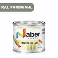 375 ml Heizkörperlack, Heizungslack, Hitzebeständig, Direkt auf Rost, RAL Farbwahl - Seidenmatt