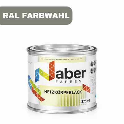 375 ml Heizkörperlack, Heizungslack, Hitzebeständig, Direkt auf Rost, RAL Farbwahl - Seidenmatt