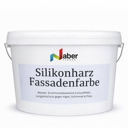 Silikonharz Fassadenfarbe, Lotuseffekt , RAL Farbwahl - MATT