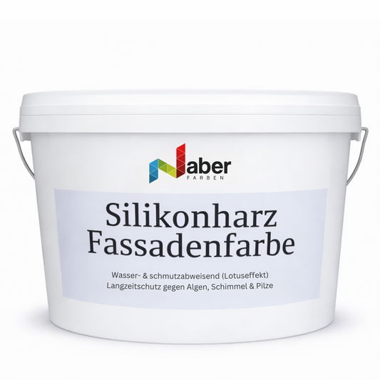 Silikonharz Fassadenfarbe, Lotuseffekt , RAL Farbwahl - MATT