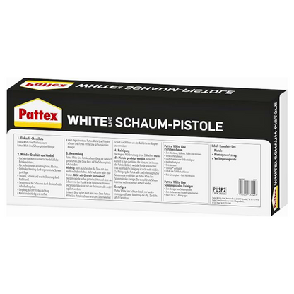 Pattex White Line Schaumpistole, Dosierpistole Power PU, Dichtmittel zubehör