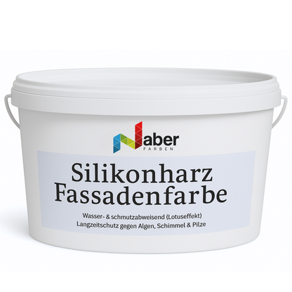 12,5 L Silikonharz Fassadenfarbe, Lotuseffekt, RAL Farbwahl - MATT