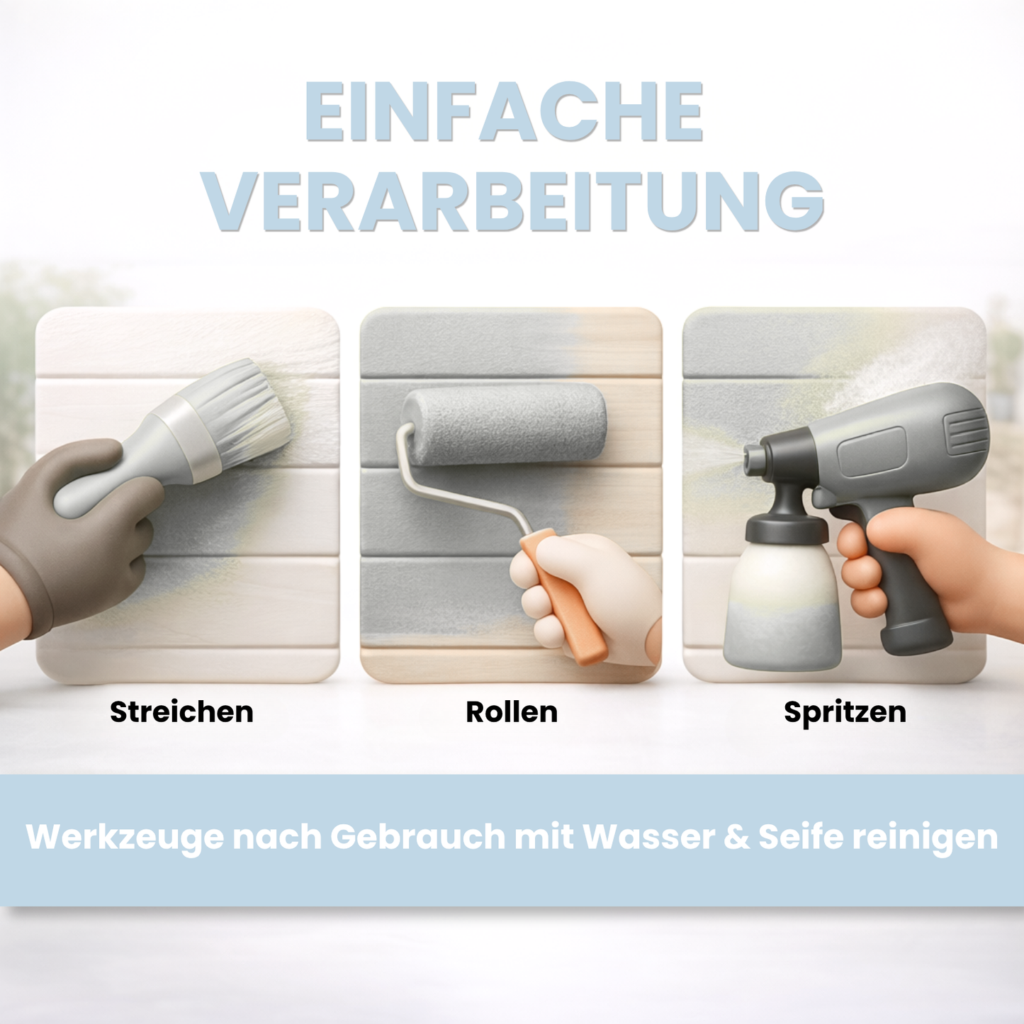 Silikonharz Fassadenfarbe, Außenfarbe, Lotuseffekt, nach Caparol 3D-System Plus Farbkarte - Matt
