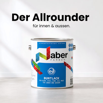 Buntlack, Kunstharzlack, Holz, Eisen, Metalle, RAL Farbwahl - MATT