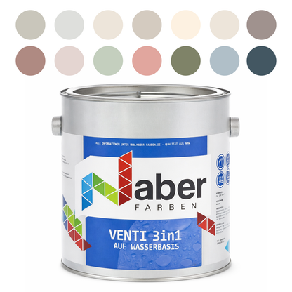 Ventilack 3 in 1, Fenster & Türenlack, Farbwahl, Profi-Qualität - Matt